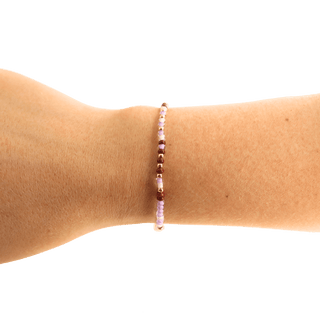 Lavender Dreams Sprinkle Bracelet: Standard 6.75 inch - The Red Thread Boutique