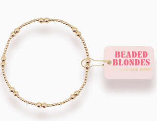 Leah Gold Bracelet Standard 6.75 inch - The Red Thread Boutique