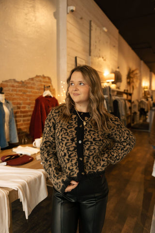 Leopard Cardigan *final sale - The Red Thread Boutique