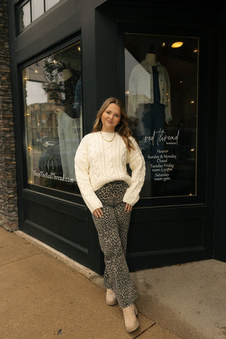Leopard Pants - The Red Thread Boutique