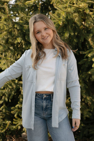 Lewis Shirt, Blue Stripe - The Red Thread Boutique