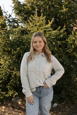 Lewis Shirt, LtGrey Heather - The Red Thread Boutique