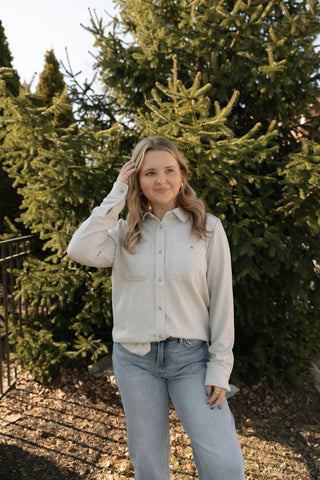 Lewis Shirt, LtGrey Heather - The Red Thread Boutique