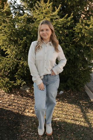 Lewis Shirt, LtGrey Heather - The Red Thread Boutique