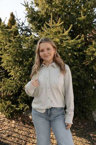 Lewis Shirt, LtGrey Heather - The Red Thread Boutique