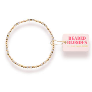 Light Blue Hazel Bracelet: Standard 6.75 inch - The Red Thread Boutique