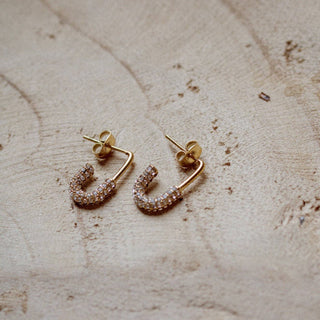 Linnie pin hoops - The Red Thread Boutique
