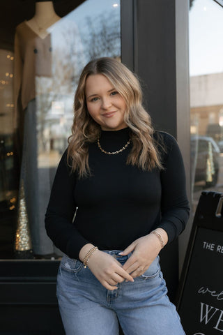 Liz Top, Black - The Red Thread Boutique