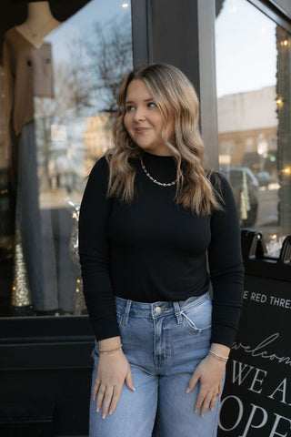 Liz Top, Black - The Red Thread Boutique