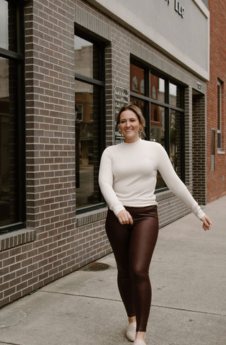 Liz Top, Ivory - The Red Thread Boutique