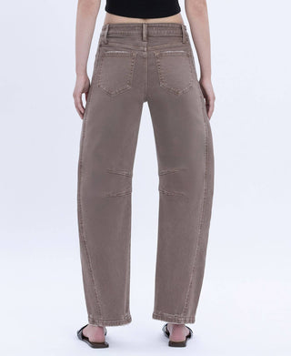 Lucy Crop Barrel Jeans - The Red Thread Boutique