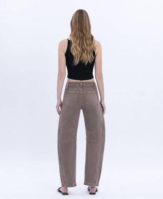 Lucy Crop Barrel Jeans - The Red Thread Boutique