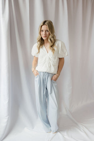 Luna Eyelet Top - The Red Thread Boutique