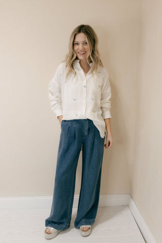 Maelis Pants, Denim Blue - The Red Thread Boutique
