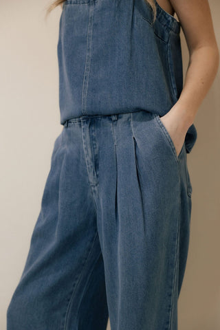 Maelis Pants, Denim Blue - The Red Thread Boutique