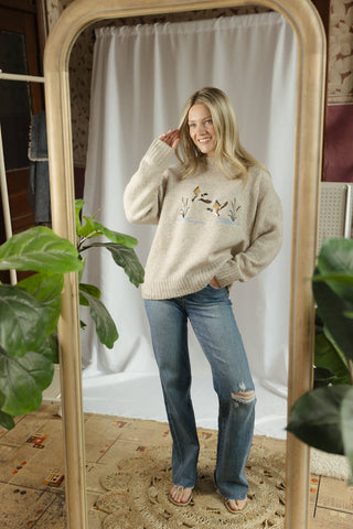 Mallori Duck Sweater - The Red Thread Boutique