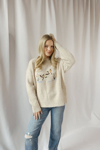 Mallori Duck Sweater - The Red Thread Boutique