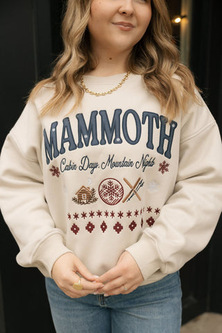 Mammoth Graphic Crew Sweatshirt *final sale - The Red Thread Boutique