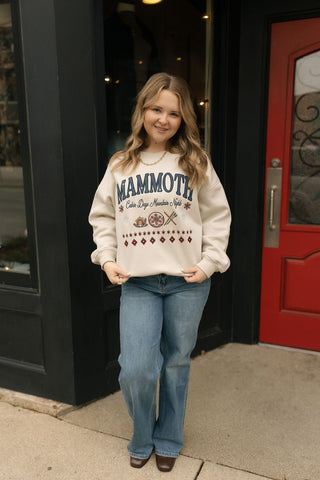 Mammoth Graphic Crew Sweatshirt *final sale - The Red Thread Boutique