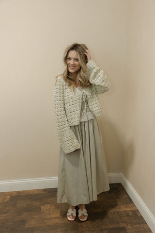 Meadow Crochet Cardigan - The Red Thread Boutique