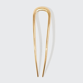 Metal French Hair Pin Gold - The Red Thread Boutique