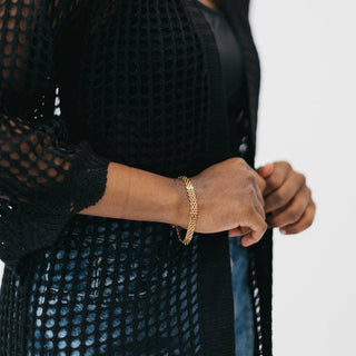 Mia Mesh Chain Bracelet - The Red Thread Boutique