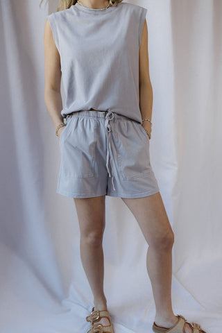 Mica Tank, Lilac Grey - The Red Thread Boutique