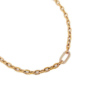 Michaela Diamond Chain Necklace - WATERPROOF - The Red Thread Boutique