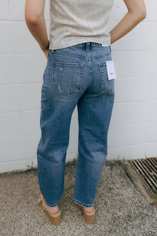 Mild Barrel Leg Denim by Vervet - The Red Thread Boutique