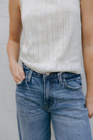 Mild Barrel Leg Denim by Vervet - The Red Thread Boutique