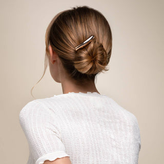 Mini Metal Barrette French Hair Pin - Gold - The Red Thread Boutique