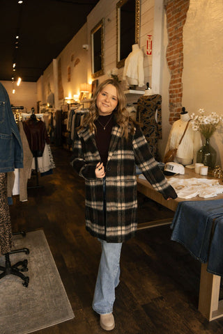 Mira Coat, Mocha Frappe *final sale* - The Red Thread Boutique