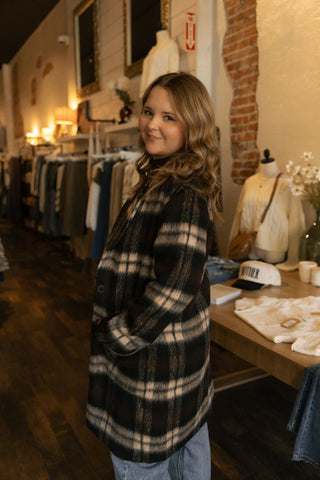 Mira Coat, Mocha Frappe *final sale* - The Red Thread Boutique