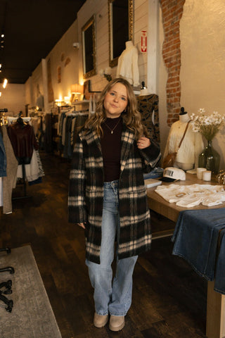 Mira Coat, Mocha Frappe *final sale* - The Red Thread Boutique