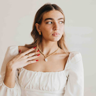 Mother Of Pearl Necklace WATERPROOF Wholesale - The Red Thread Boutique