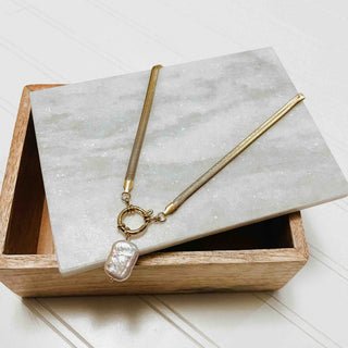 Mother Of Pearl Necklace WATERPROOF Wholesale - The Red Thread Boutique