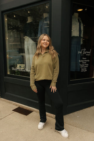 Newport Bootcut Leggings, Black - The Red Thread Boutique