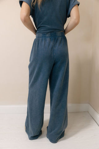 Nova Pants, Washed Denim Blue - The Red Thread Boutique