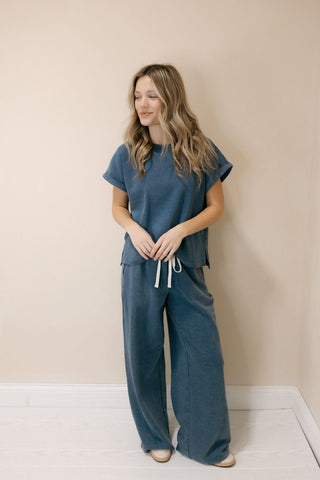 Nova Tee, Denim Wash - The Red Thread Boutique