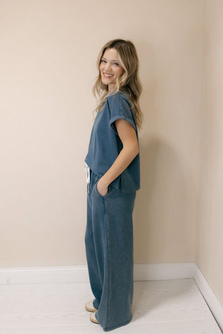 Nova Tee, Denim Wash - The Red Thread Boutique