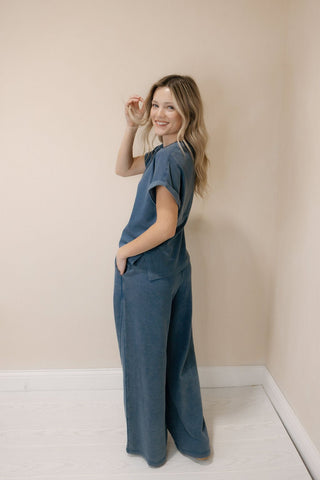 Nova Tee, Denim Wash - The Red Thread Boutique