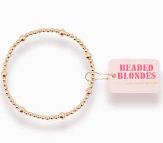 Olive Gold Bracelet Standard 6.75 inch - The Red Thread Boutique