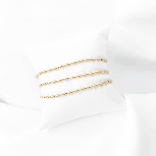 Oval Bubble Chain Bracelet - The Red Thread Boutique