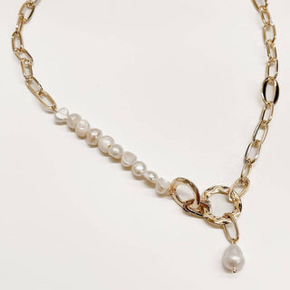Pacific Pearl Link Chain Necklace - The Red Thread Boutique
