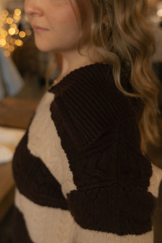 Paula Sweater, Beige Brown *final sale* - The Red Thread Boutique