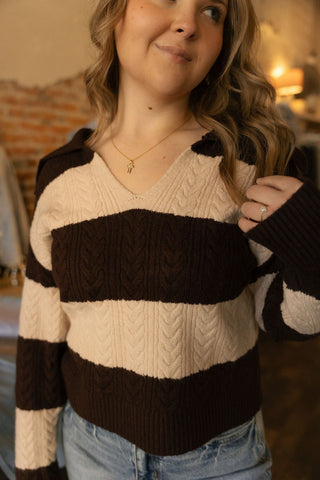 Paula Sweater, Beige Brown *final sale* - The Red Thread Boutique