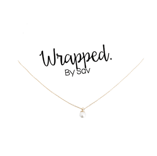 Pearl Drop Necklace - The Red Thread Boutique
