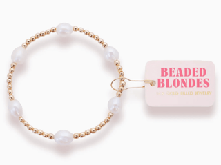 Pearl Poppi Bracelet Standard 6.75 inch - The Red Thread Boutique