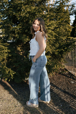 Pearla Pants, June Wash - The Red Thread Boutique