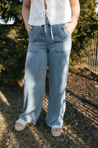 Pearla Pants, June Wash - The Red Thread Boutique